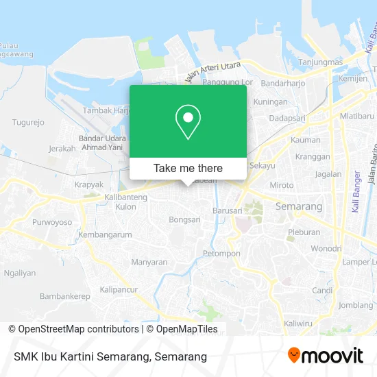 SMK Ibu Kartini Semarang map