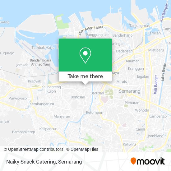 Naiky Snack Catering map