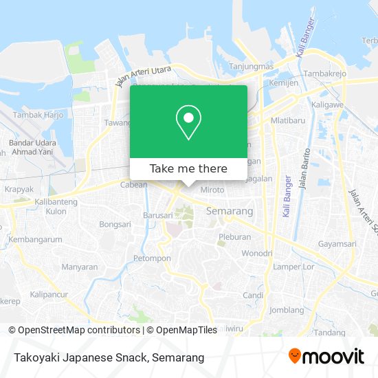 Takoyaki Japanese Snack map