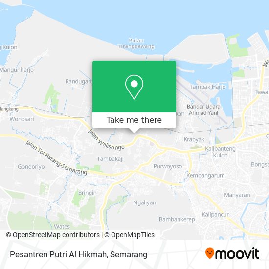 Pesantren Putri Al Hikmah map