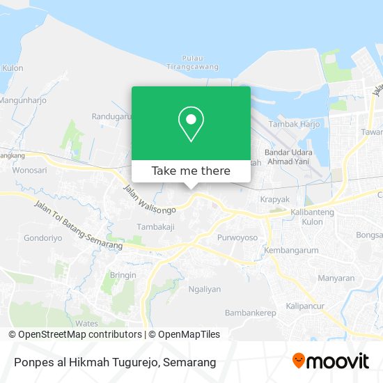 Ponpes al Hikmah Tugurejo map