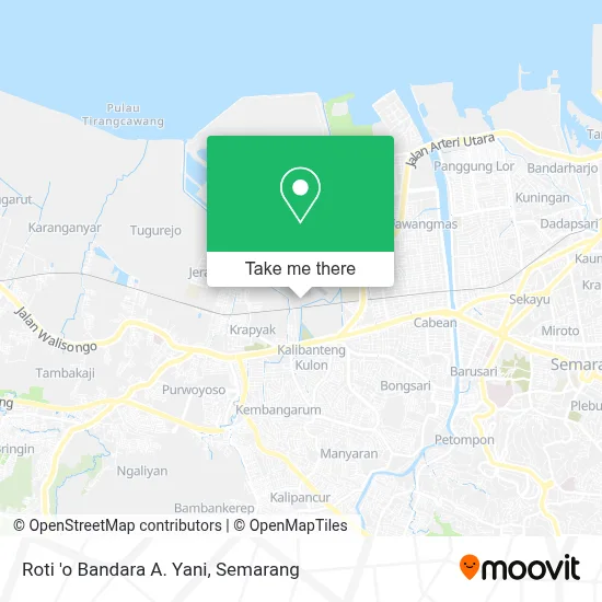 Roti 'o Bandara A. Yani map