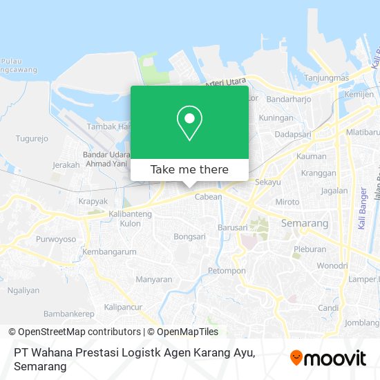 PT Wahana Prestasi Logistk Agen Karang Ayu map