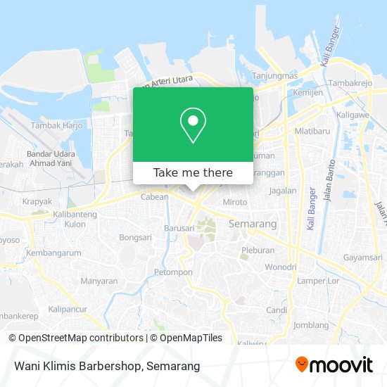 Wani Klimis Barbershop map