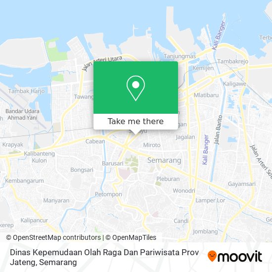 Dinas Kepemudaan Olah Raga Dan Pariwisata Prov Jateng map