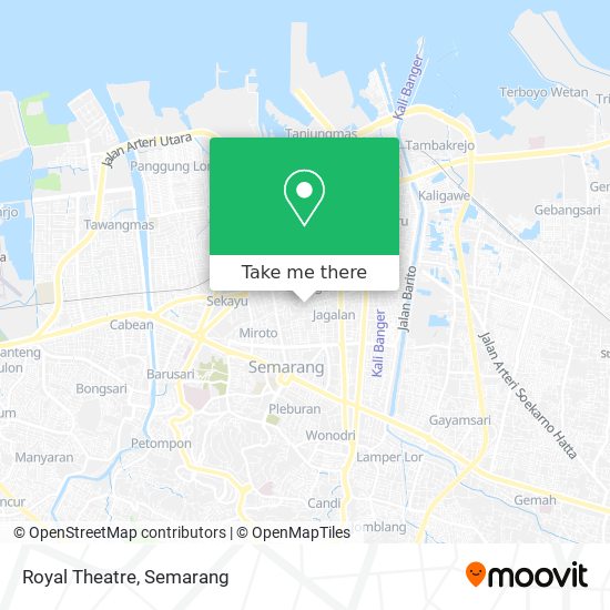 Royal Theatre map