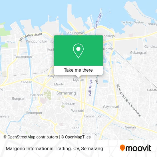 Margono International Trading. CV map