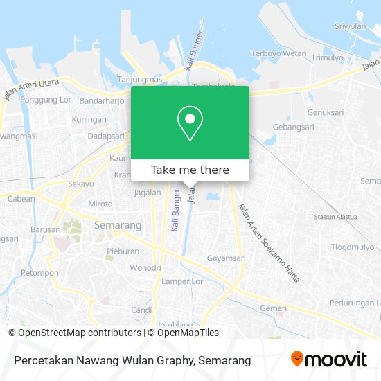 Percetakan Nawang Wulan Graphy map
