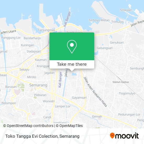 Toko Tangga Evi Colection map