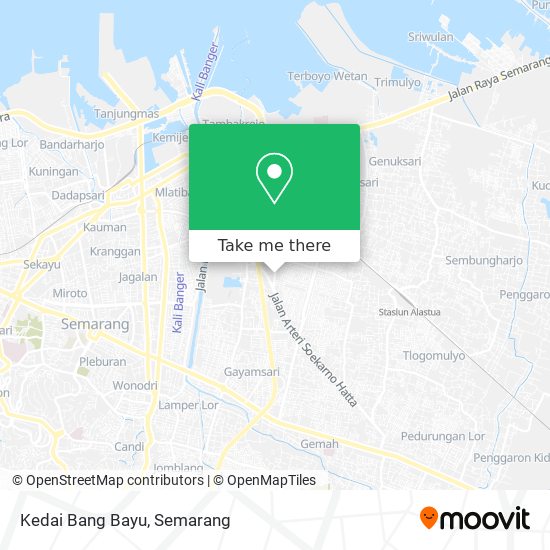 Kedai Bang Bayu map