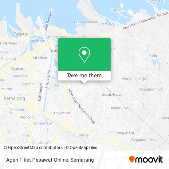 Agen Tiket Pesawat Online map