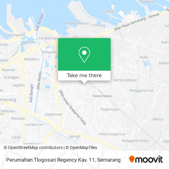 Perumahan Tlogosari Regency Kav. 11 map