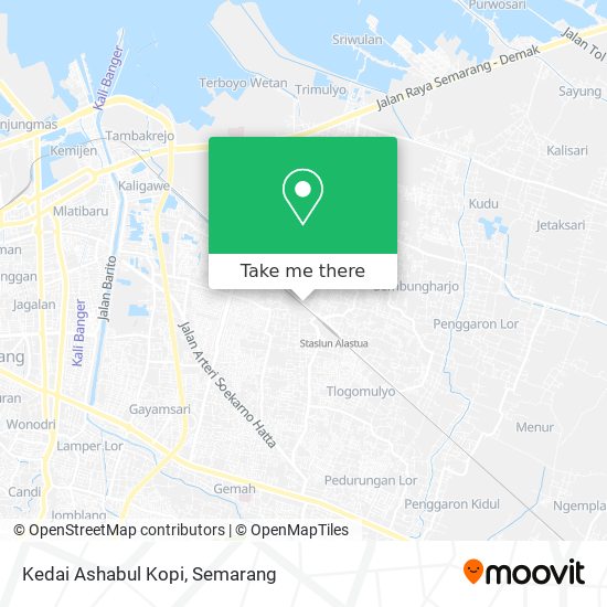 Kedai Ashabul Kopi map