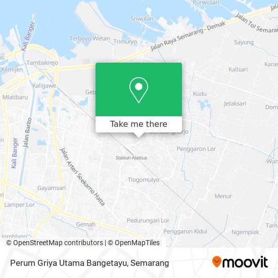 Perum Griya Utama Bangetayu map