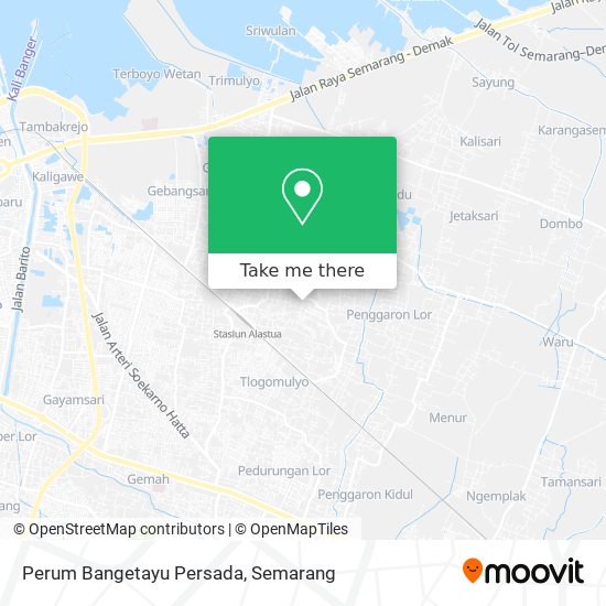 Perum Bangetayu Persada map