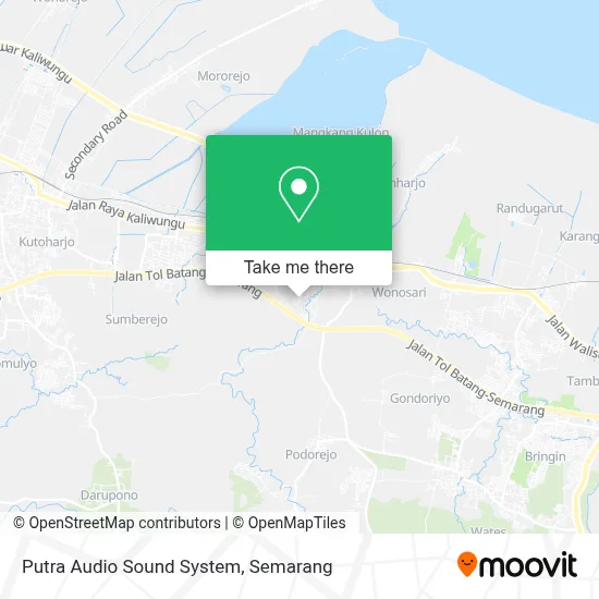 Putra Audio Sound System map