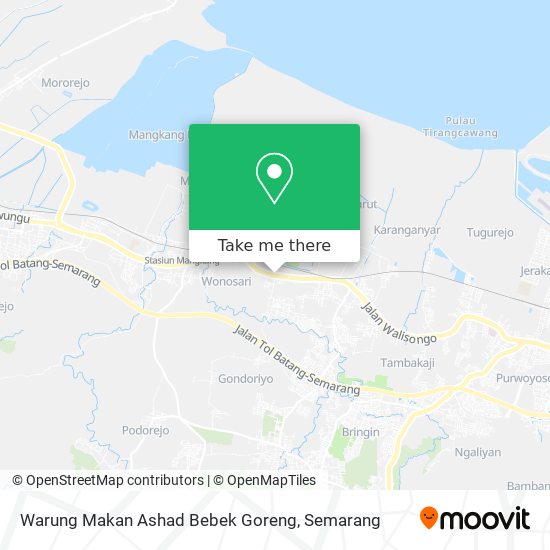 Warung Makan Ashad Bebek Goreng map