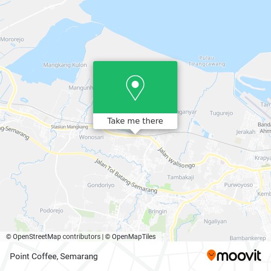 Point Coffee map