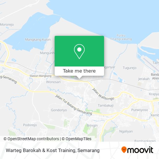 Warteg Barokah & Kost Training map