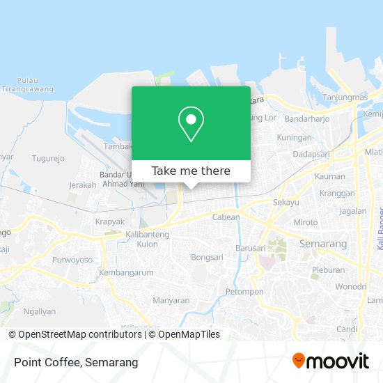 Point Coffee map