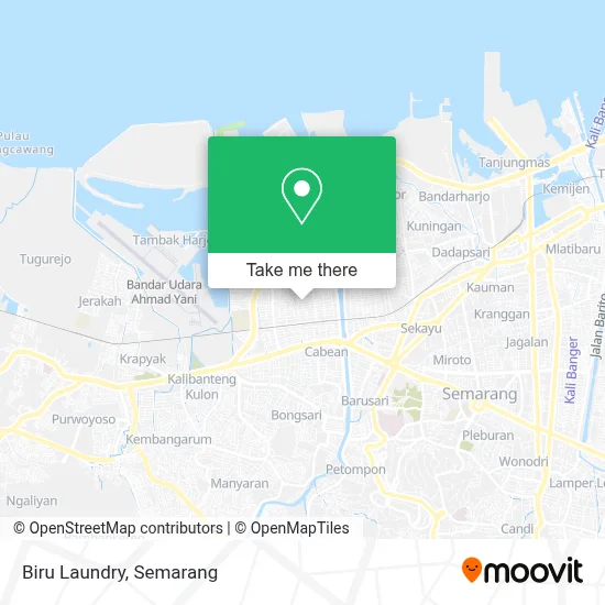 Biru Laundry map