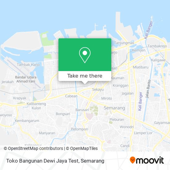 Toko Bangunan Dewi Jaya Test map