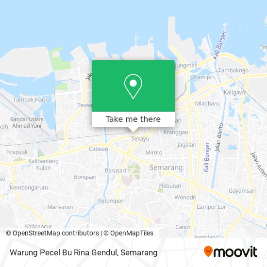 Warung Pecel Bu Rina Gendul map