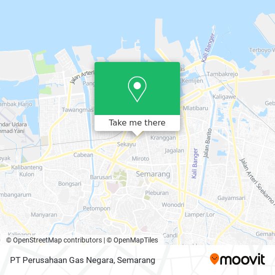 PT Perusahaan Gas Negara map
