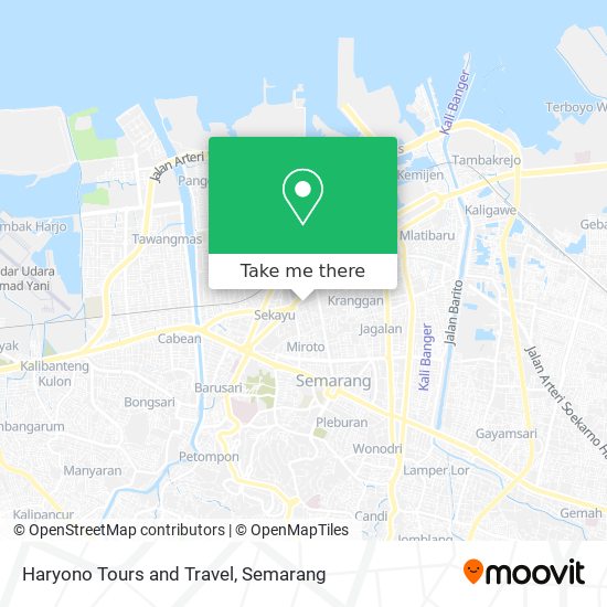 Haryono Tours and Travel map