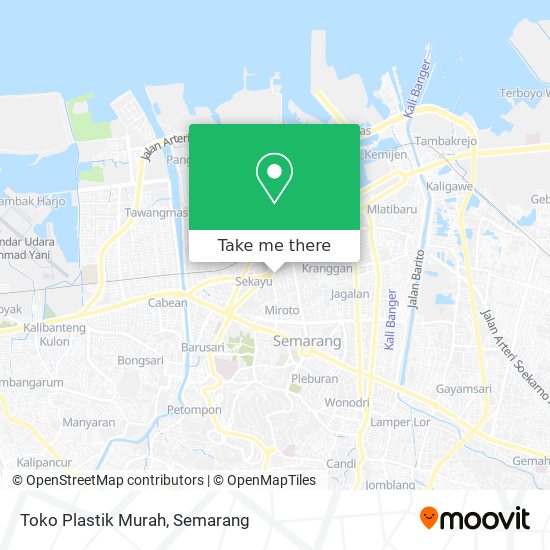 Toko Plastik Murah map