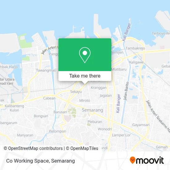 Co Working Space map