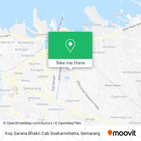 Ksp Sarana Bhakti Cab Soekarnohatta map