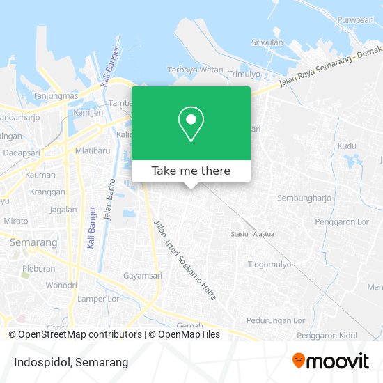 Indospidol map