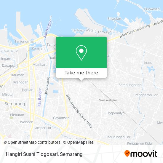 Hangiri Sushi Tlogosari map