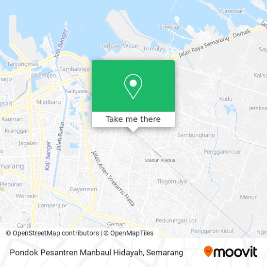 Pondok Pesantren Manbaul Hidayah map