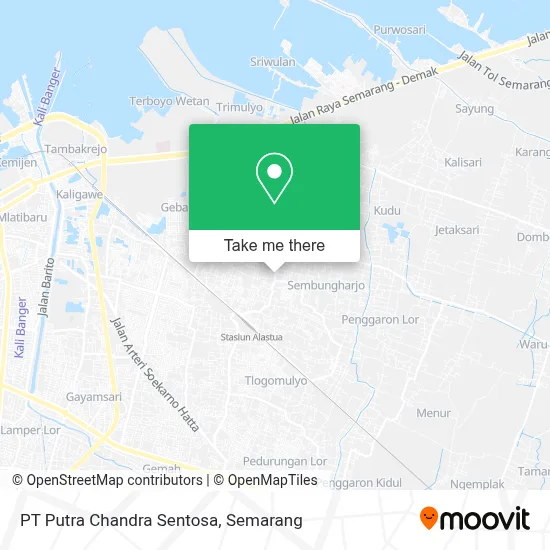 PT Putra Chandra Sentosa map