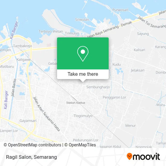 Ragil Salon map