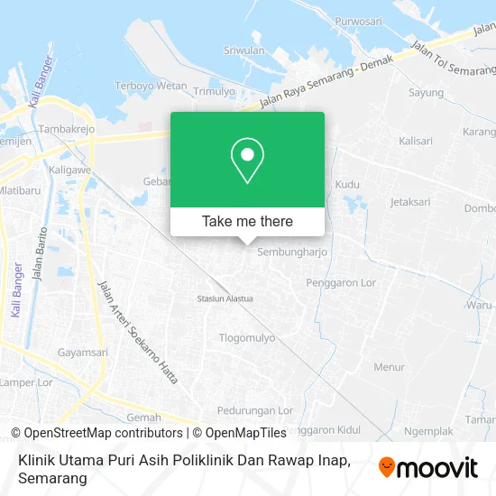 Klinik Utama Puri Asih Poliklinik Dan Rawap Inap map