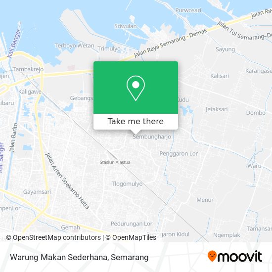 Warung Makan Sederhana map