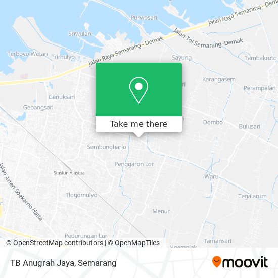 TB Anugrah Jaya map