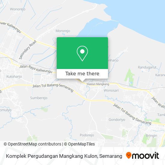 Komplek Pergudangan Mangkang Kulon map