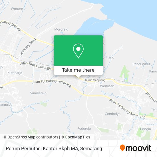 Perum Perhutani Kantor Bkph MA map