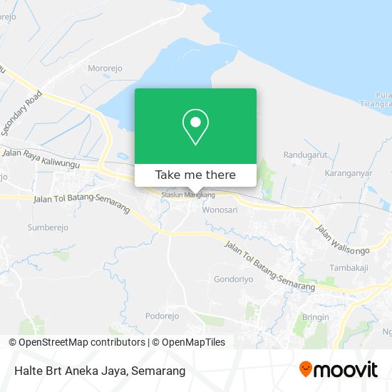Halte Brt Aneka Jaya map