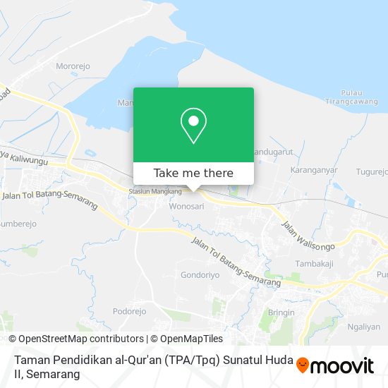 Taman Pendidikan al-Qur'an (TPA / Tpq) Sunatul Huda II map