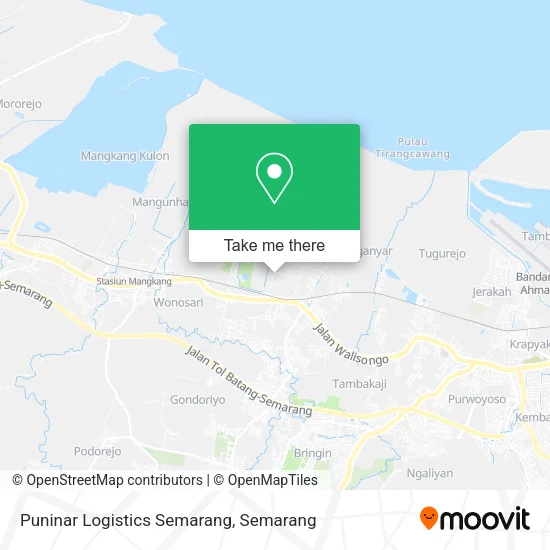 Puninar Logistics Semarang map