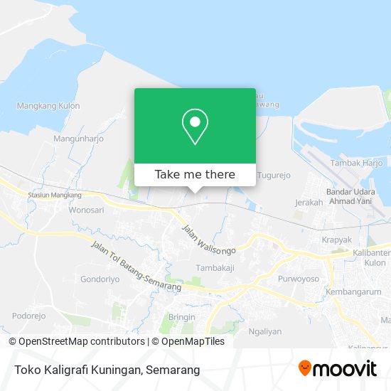 Toko Kaligrafi Kuningan map
