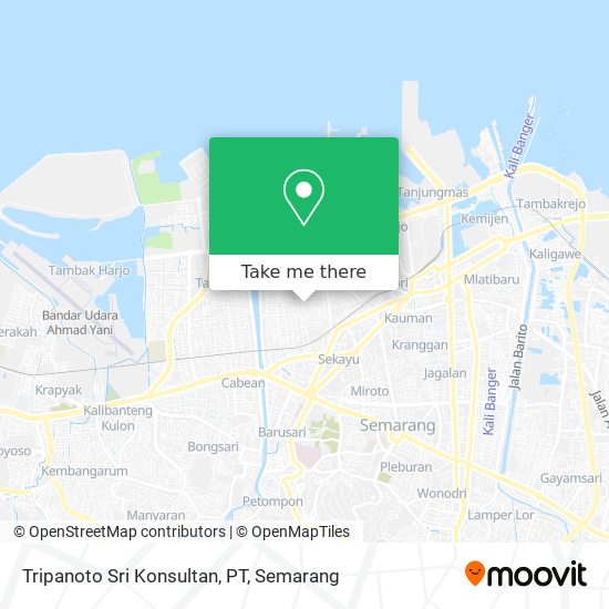 Tripanoto Sri Konsultan, PT map