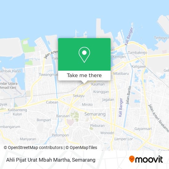 Ahli Pijat Urat Mbah Martha map
