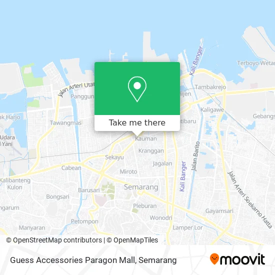Guess Accessories Paragon Mall map