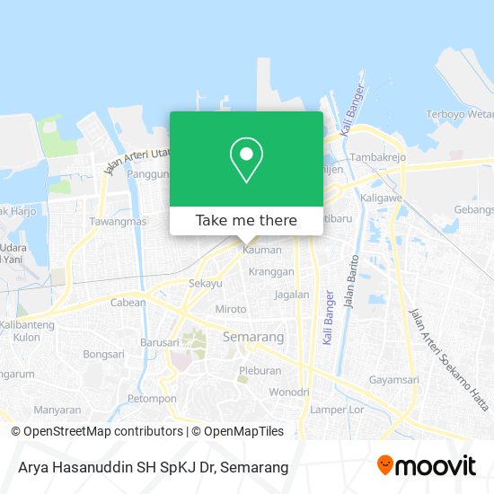 Arya Hasanuddin SH SpKJ Dr map